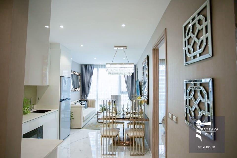 ขายคอนโด 1Bed, 1Bath, 46.50sqm., โคปาคาบาน่า บีช จอมเทียน