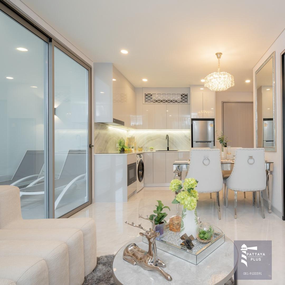 ขายคอนโด 1bed 1bath, 52.80sqm., โคปาคาบานา คอรอล รีฟ, พัทยาสาย2