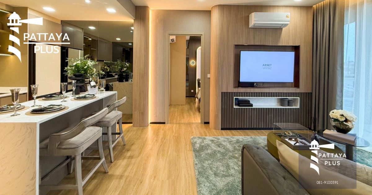 ขายคอนโด  1bed, 1bath, 79.75sqm.. อควารัส จอมเทียน พัทยา